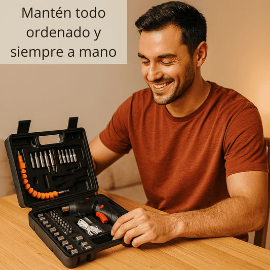 Destornillador Eléctrico – Atornilla Fácil – Termina tus proyectos en la mitad del tiempo
