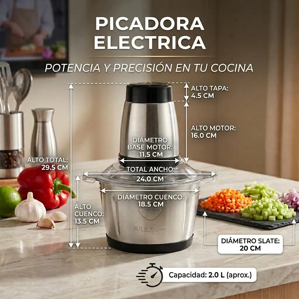QuickChef Duo - Pica Todo Sin Esfuerzo