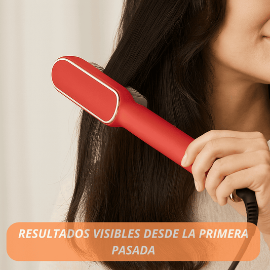 Cepillo Alisador – Cabello Suave – Disfruta de un Look Profesional sin Esfuerzo en Casa