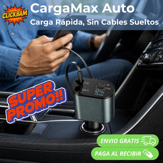 CargaMax Auto – Carga Rápida Sin Cables Sueltos