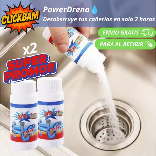 PowerDreno - Destapa cañerías sin llamar al gasfíter