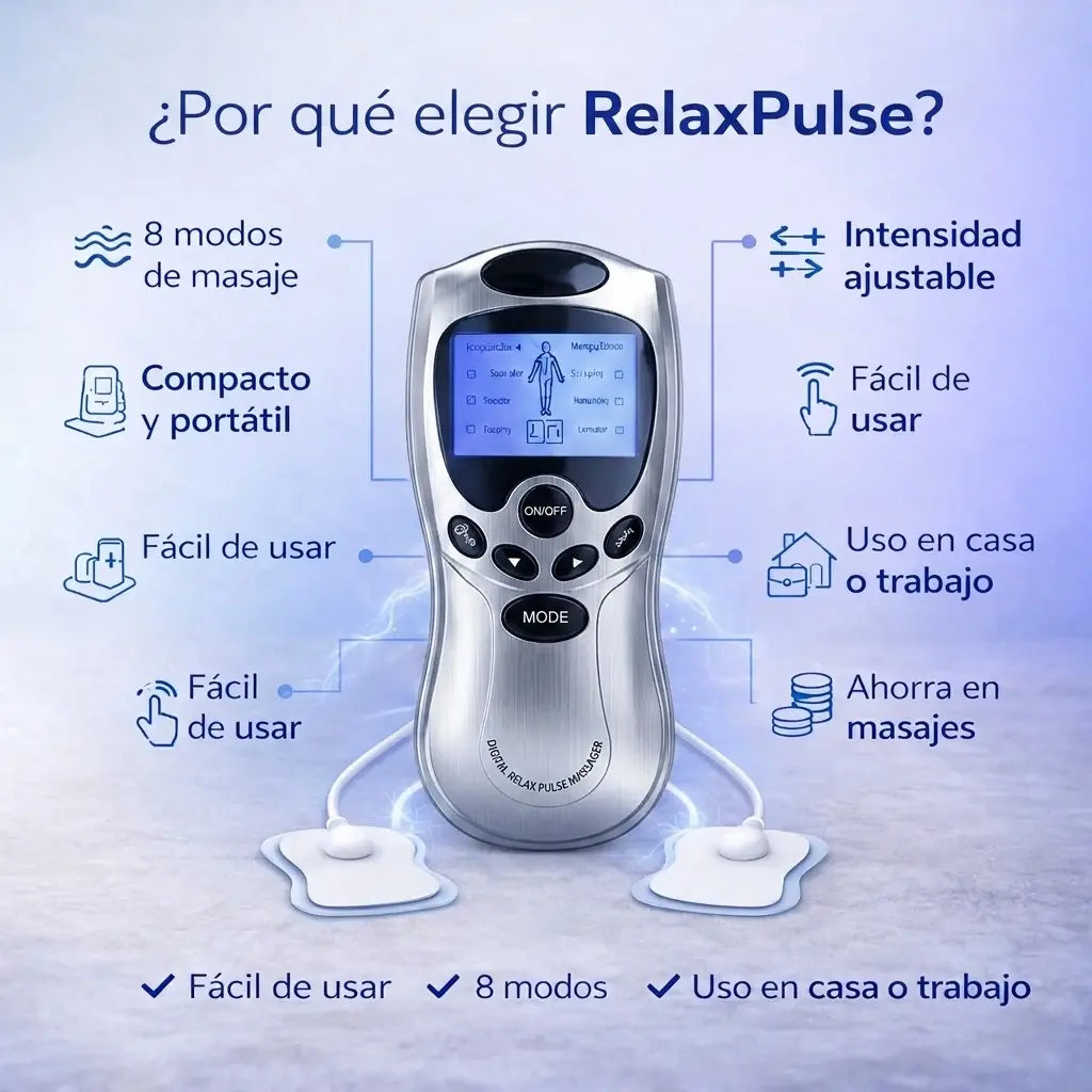 RelaxPulse - Relaja tus músculos en casa, cuando quieras