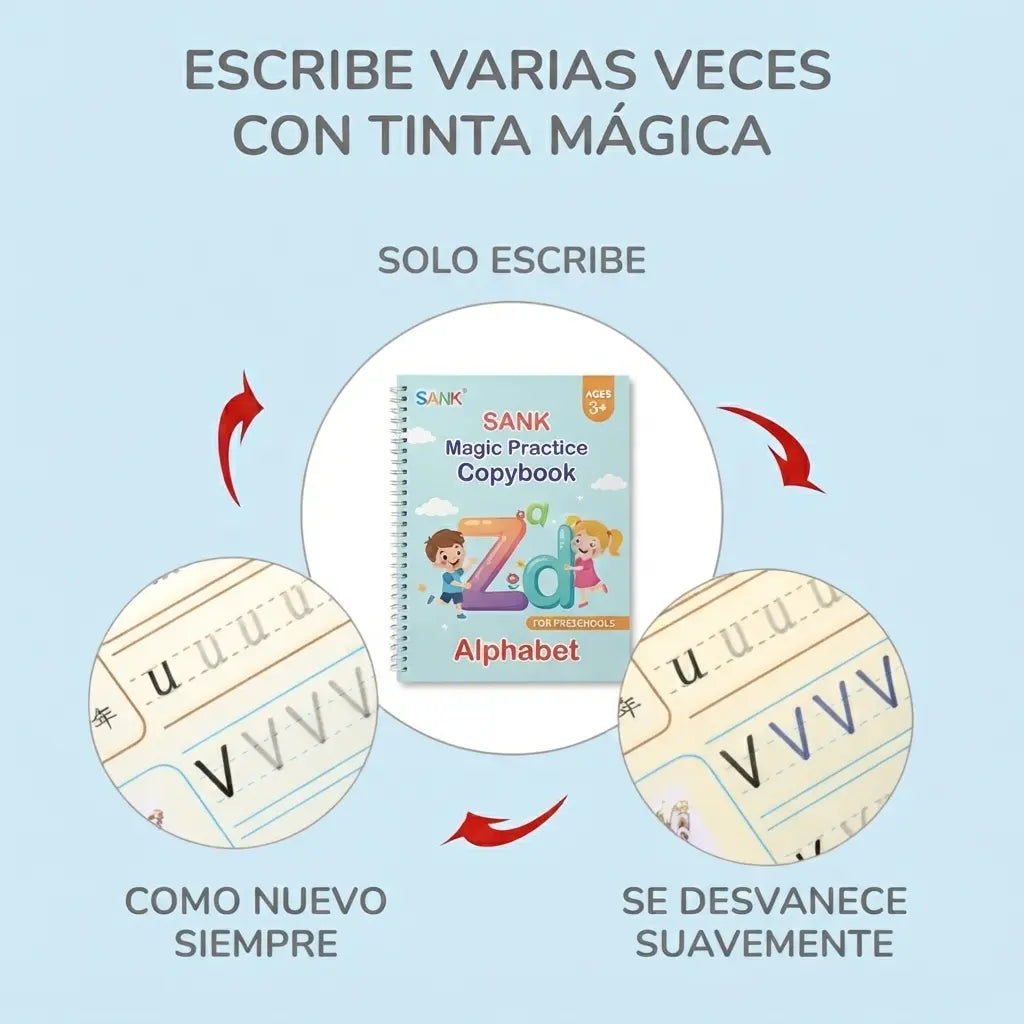 MagiLetra - Sus primeros pasos en la escritura