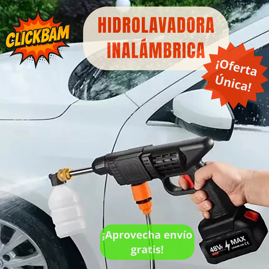 Hidrolavadora Inalámbrica + 2 baterías 48v