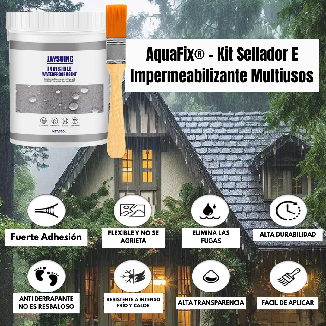 AquaFix® - Sellador Adhesivo Transparente