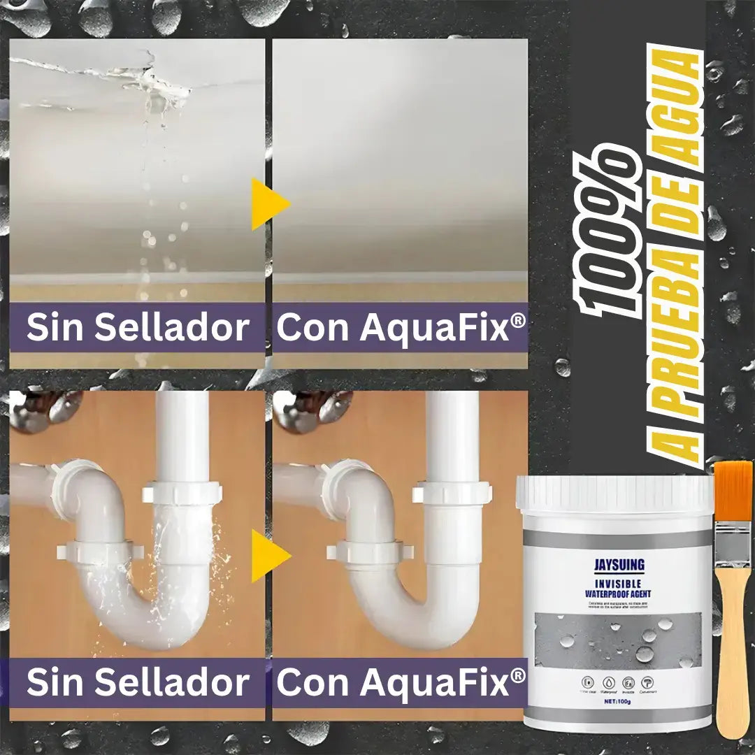 AquaFix® - Sellador Adhesivo Transparente