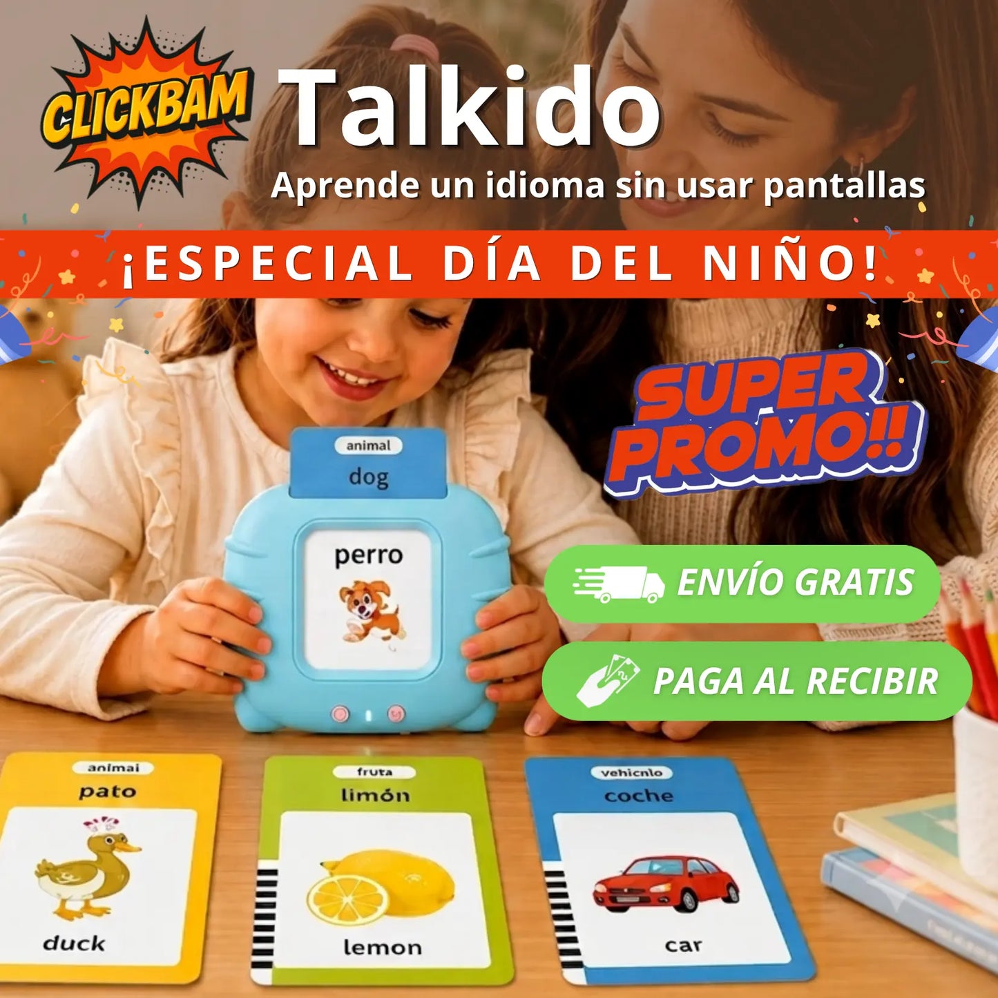 Talkido - Aprende un idioma sin usar pantallas