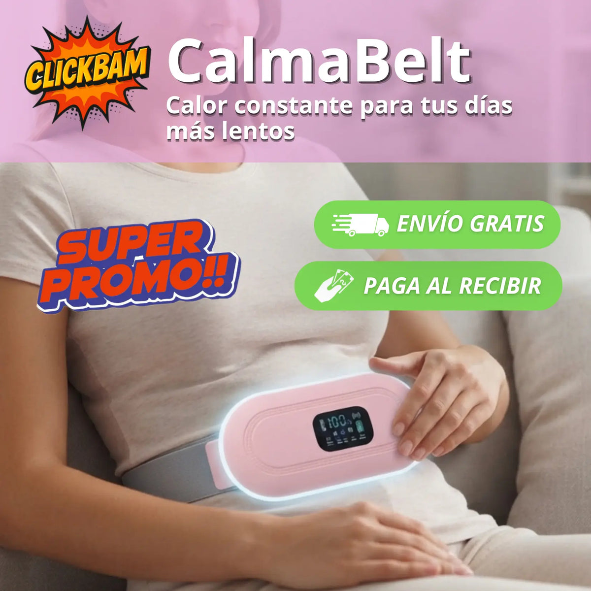 CalmaBelt - Calor constante para tus días más lentos