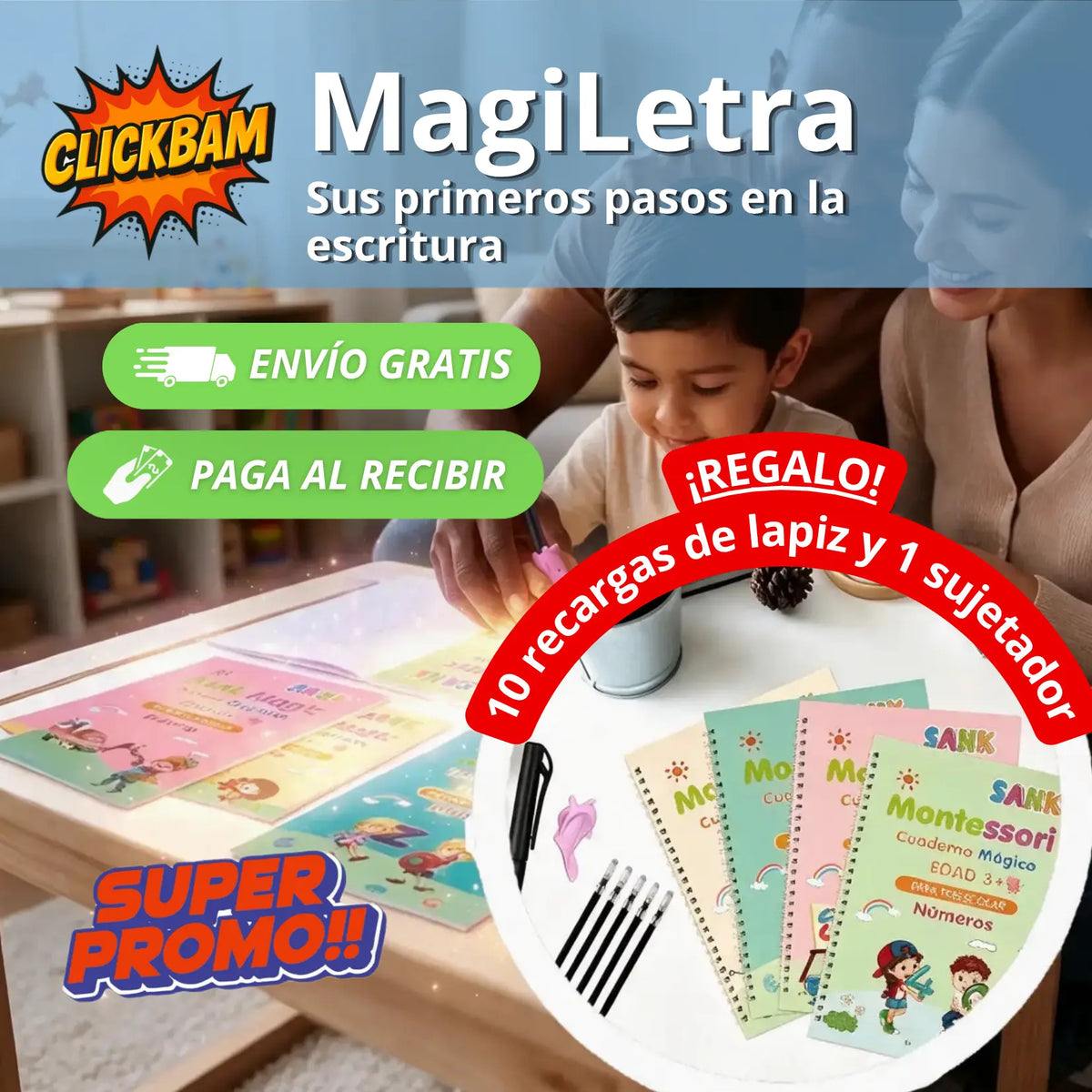 MagiLetra - Sus primeros pasos en la escritura