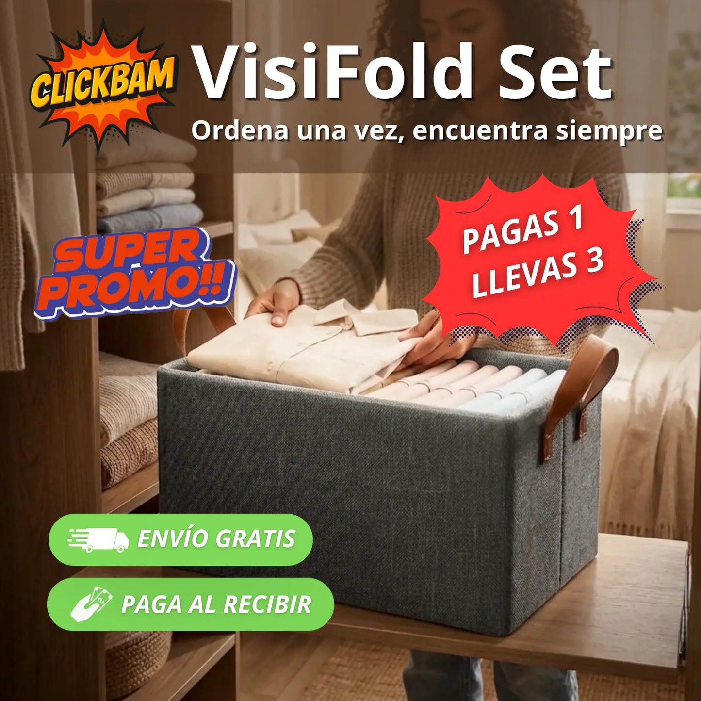 VisiFold Set - Ordena una vez, encuentra siempre
