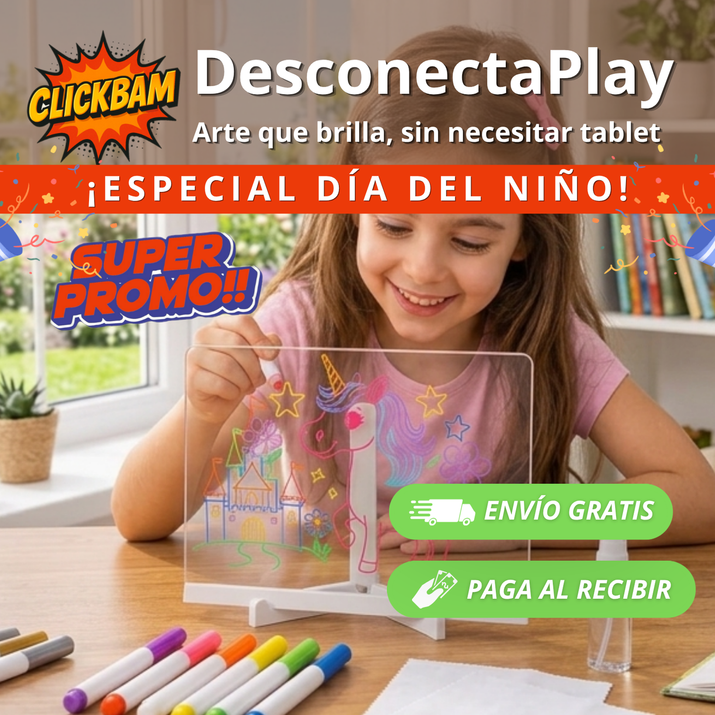 DesconectaPlay - Arte que brilla, sin necesitar tablet