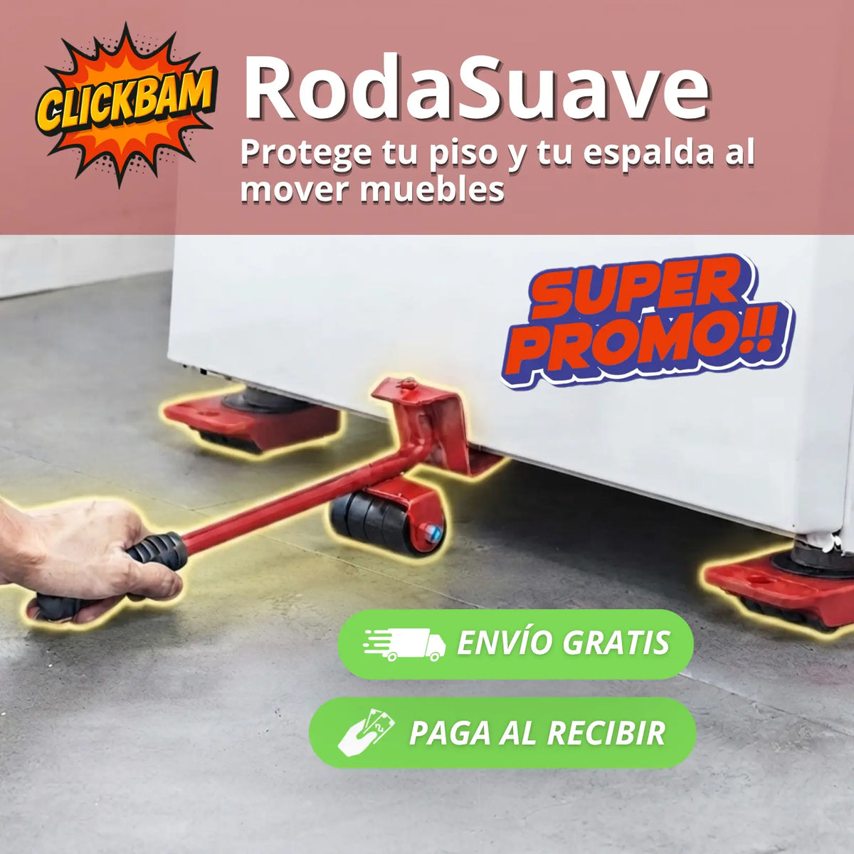 RodaSuave - Protege tu piso y tu espalda al mover muebles