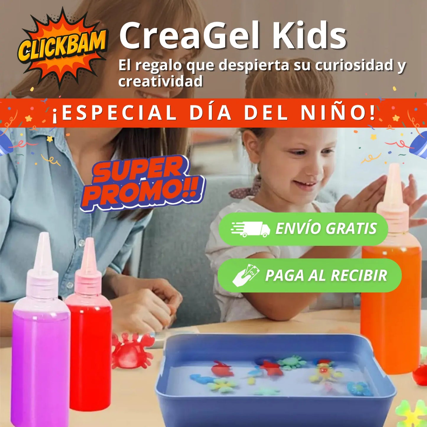 CreaGel Kids - El regalo que despierta su curiosidad y creatividad