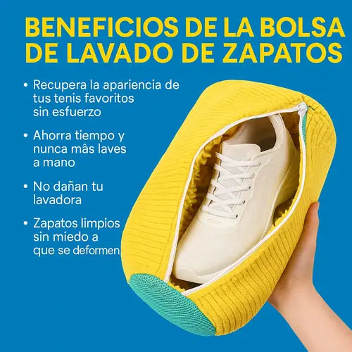 ShoeSafe - Zapatillas fijas, cero golpes en el lavado